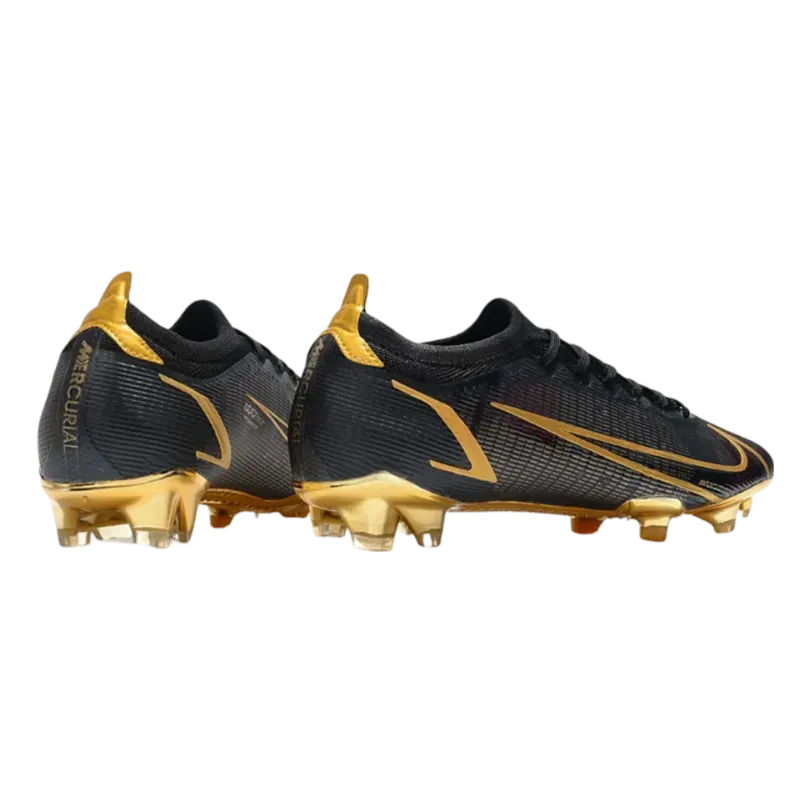 Nike Mercurial Vapor 14 Elite FG Black Gold - Goatkits Boots