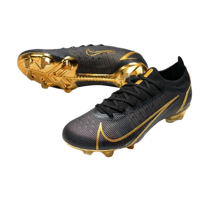 Nike Mercurial Vapor 14 Elite FG Black Gold - Goatkits Boots