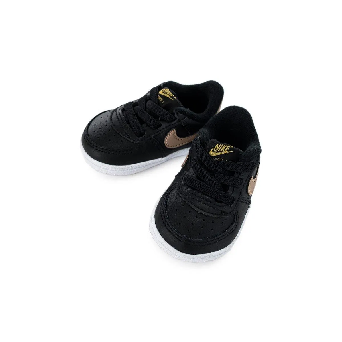 Nike Nike Force 1 Crib Baby CK2201-004 - schwarz-weiss-beige