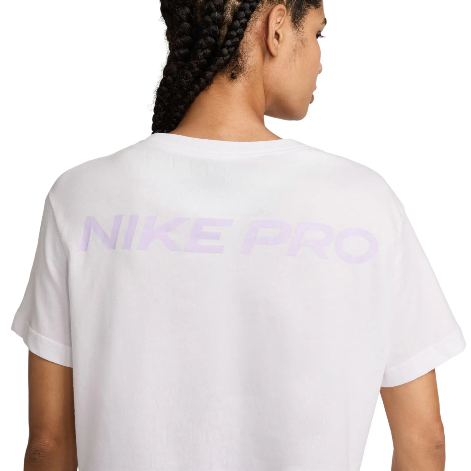 Nike Pro Womens Dri-FIT Short-Sleeve Cropped T-Shirt