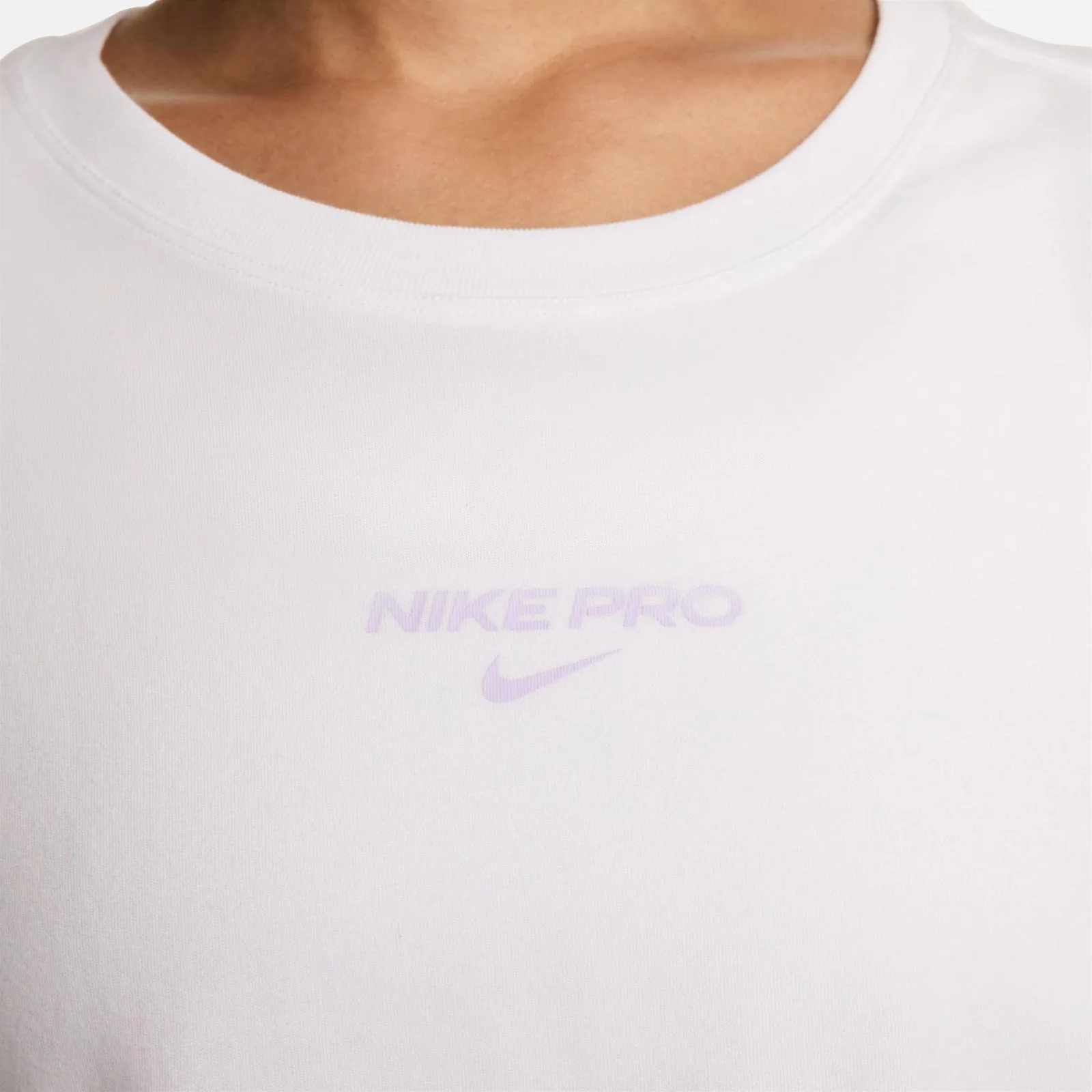 Nike Pro Womens Dri-FIT Short-Sleeve Cropped T-Shirt