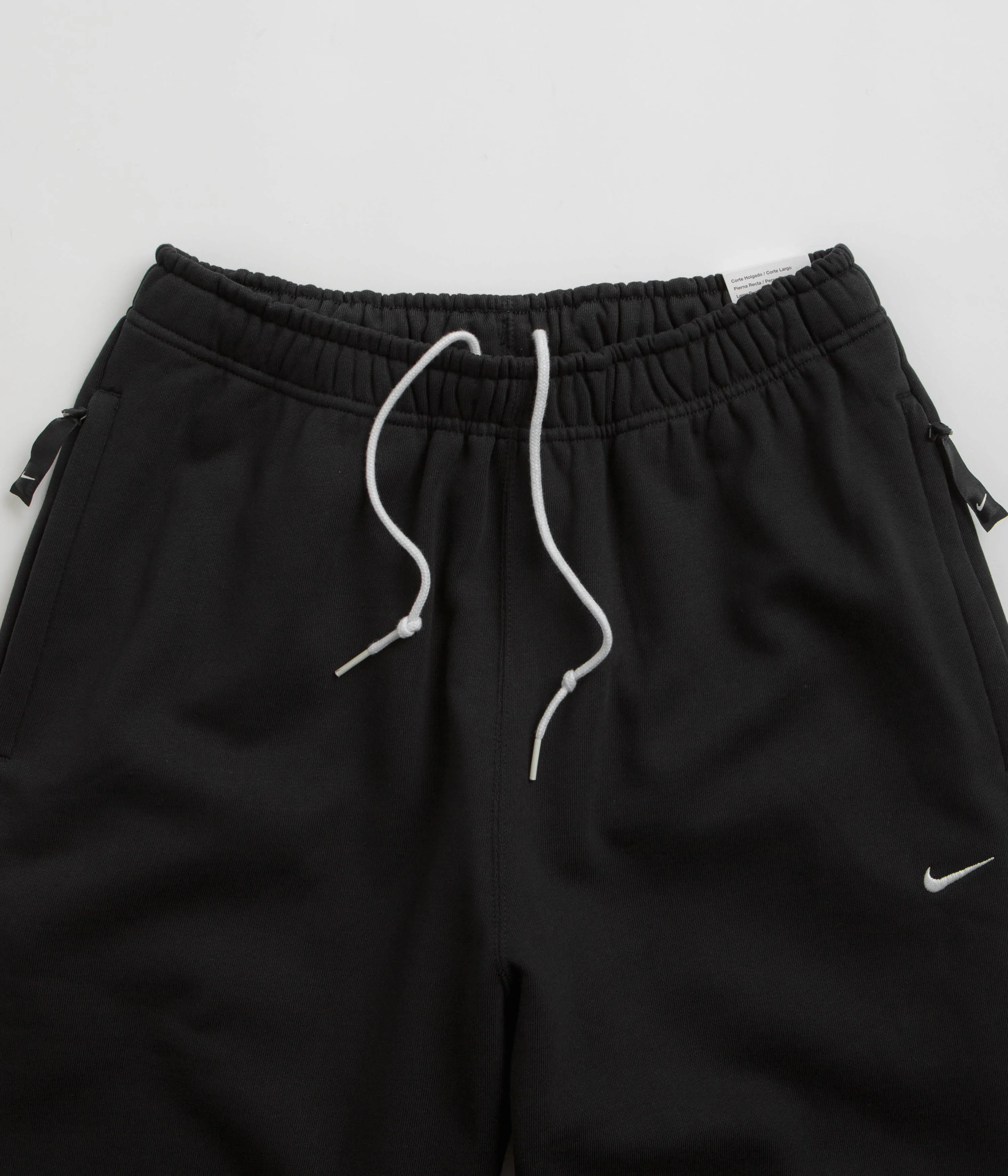 Nike Solo Swoosh Sweatpants - Black / White