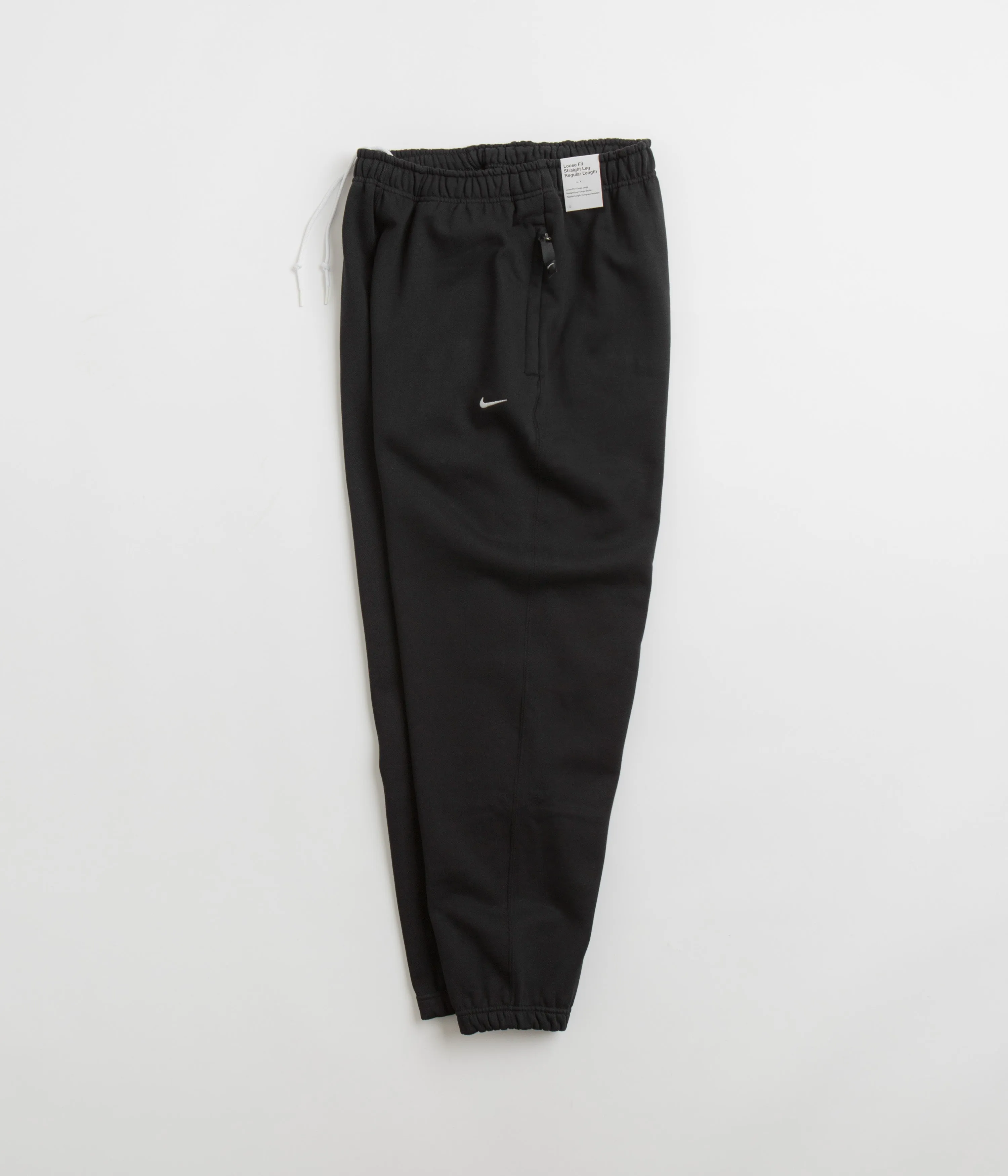 Nike Solo Swoosh Sweatpants - Black / White