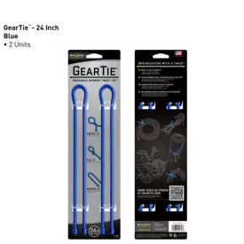 Nite Ize Gear Tie 24 inch - Blue 2pk