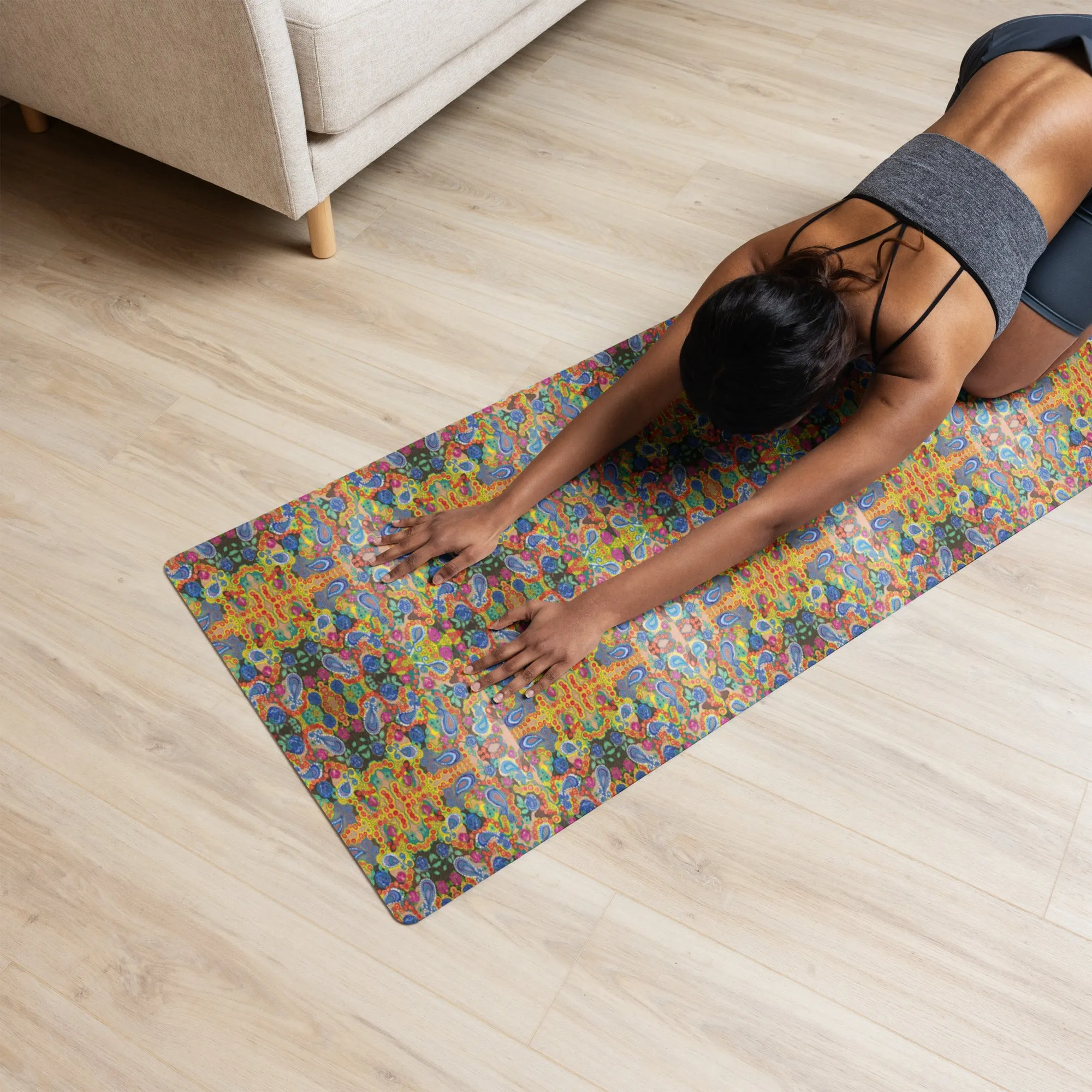 Paisley Bubble Brigade Yoga mat