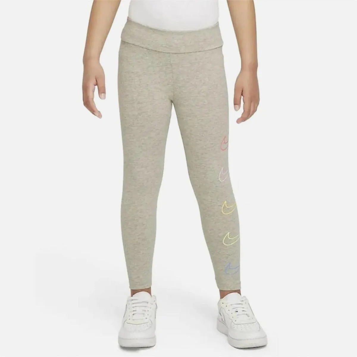 Pantalon legging Nike Retro Rewind Enfant Fille - Gris