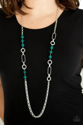 Paparazzi Necklace ~ CACHE Me Out - Green