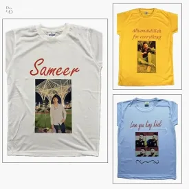 Photo T-Shirts for Adults | Adults/Men/Women for Valentine Day, Anniversary, Wedding, Birthday, Special Occasion Gifts | PrintU