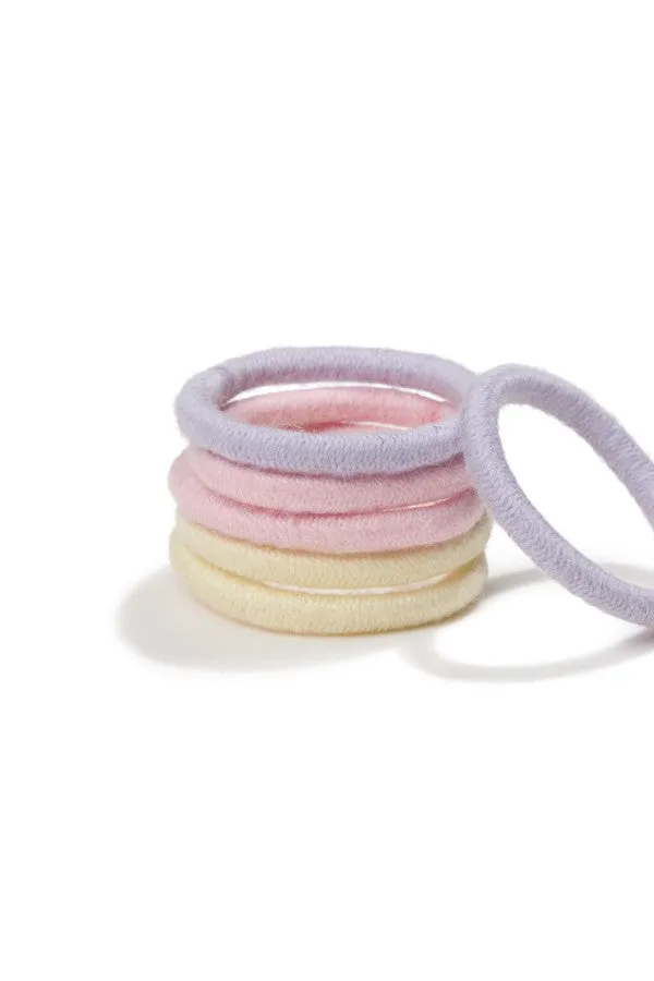 Plastic-Free Mini Round Hair Ties (6 pack)