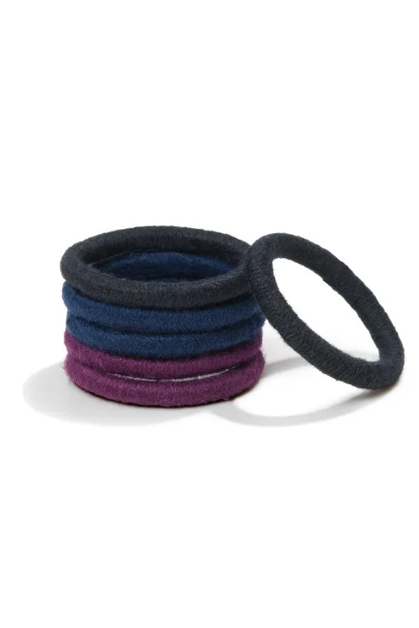 Plastic-Free Mini Round Hair Ties (6 pack)