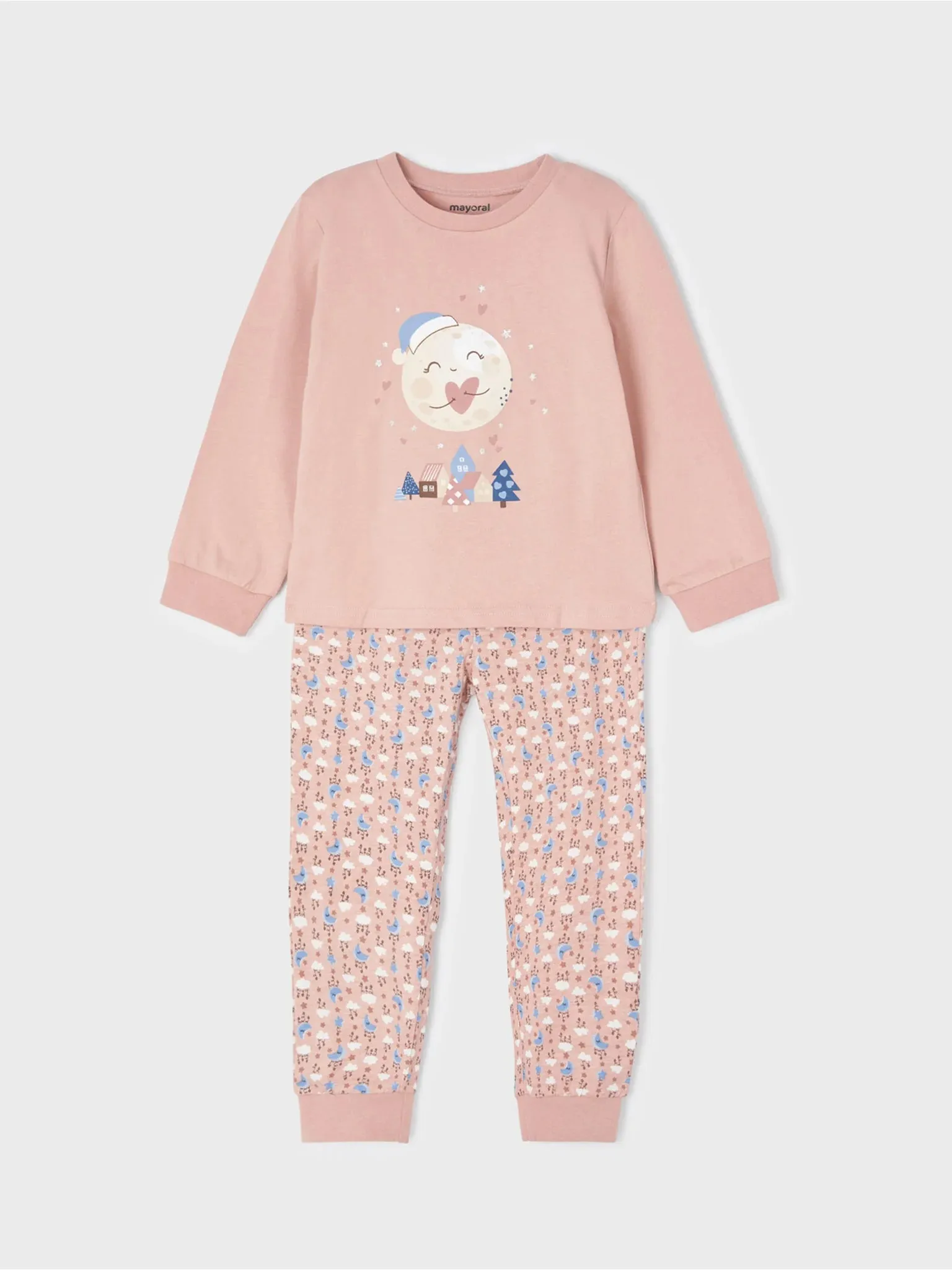 Printed Girls Pajamas Set - Rosado | Mayoral