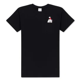 Rip N Dip Lord Santa Pocket Tee - Black