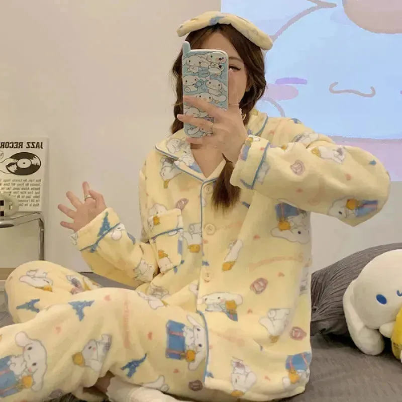 Sanrio Fluffy Pajamas Set