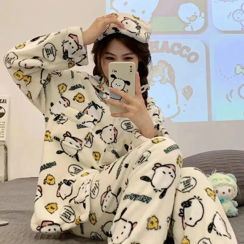 Sanrio Fluffy Pajamas Set