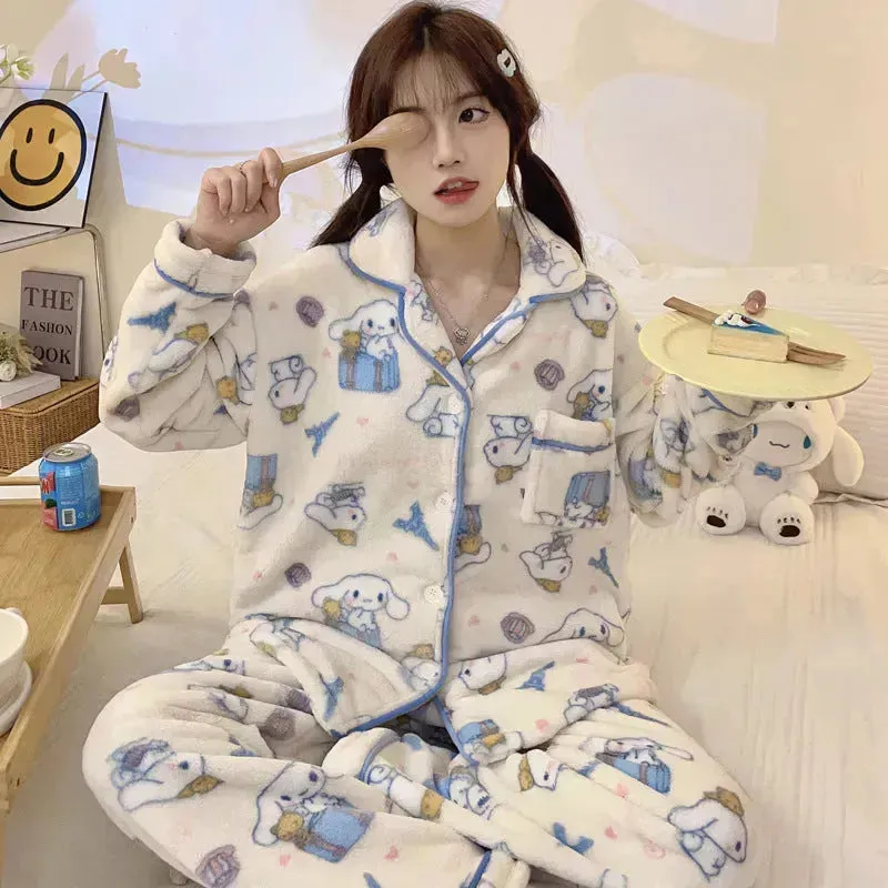 Sanrio Fluffy Pajamas Set