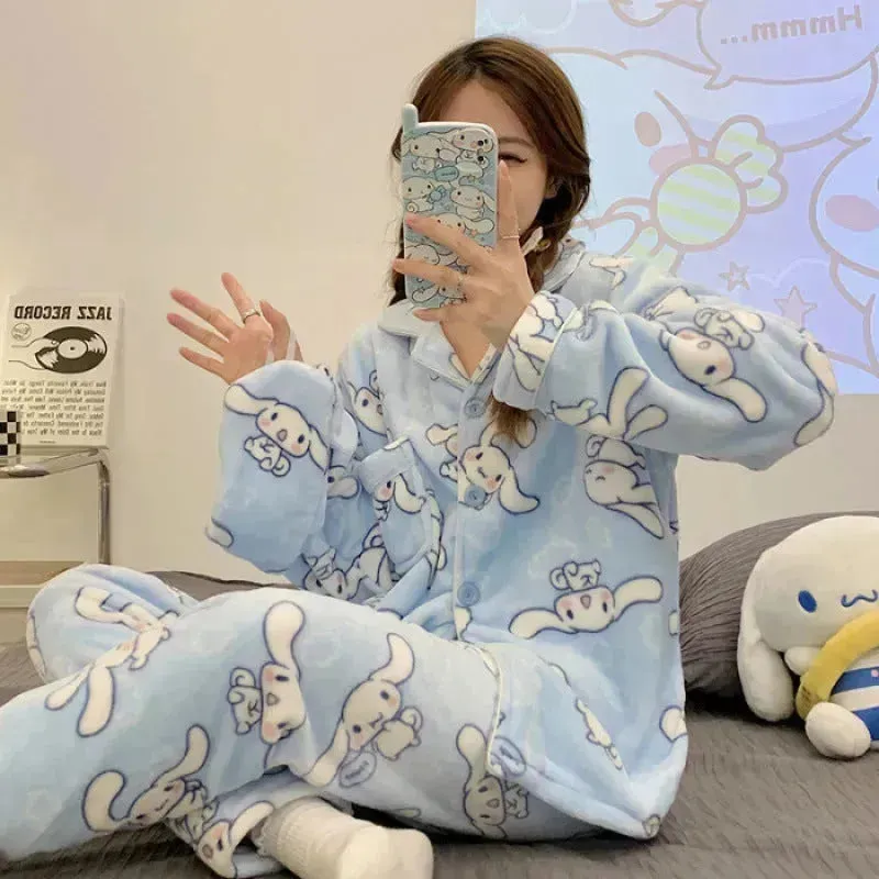 Sanrio Fluffy Pajamas Set