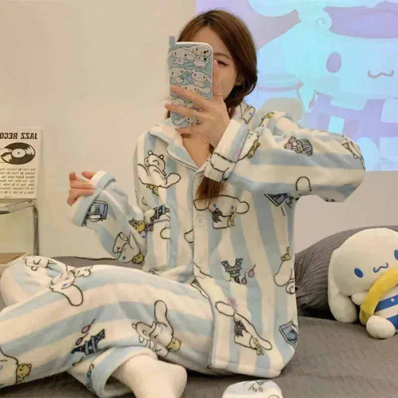 Sanrio Fluffy Pajamas Set