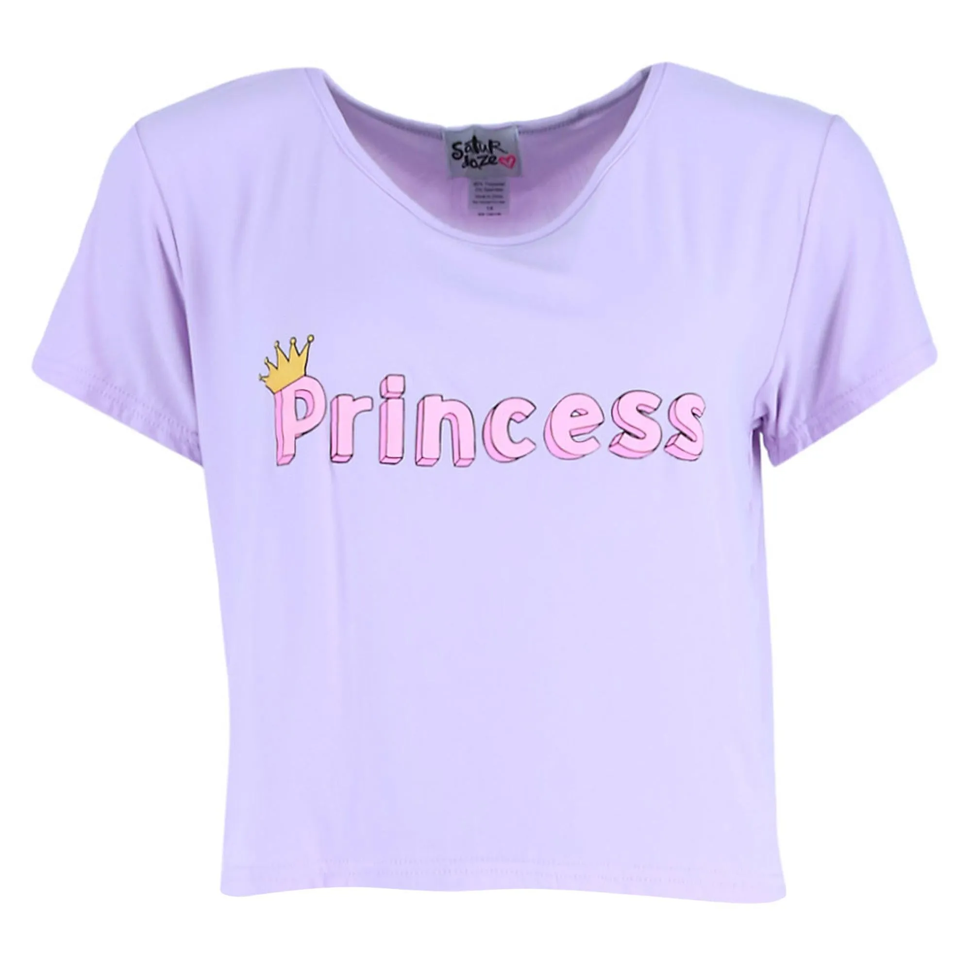 Saturdaze Women's Plus Princess Shirt Makeup Capris