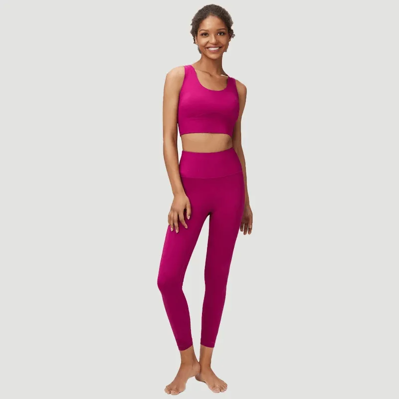 Seamless Yoga Gear Set in Multiple Shades - SF2086