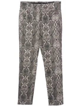 Snakeskin Pattern Trousers - W32 L31