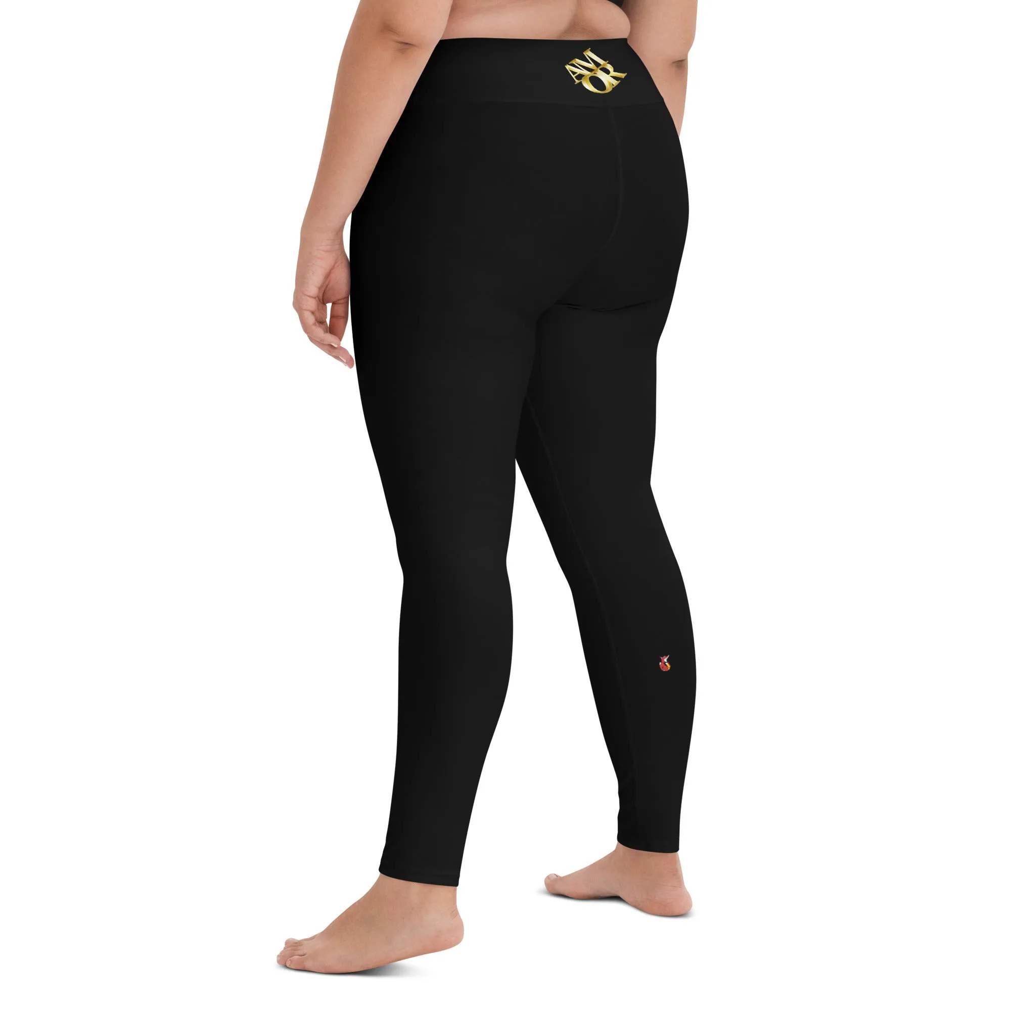 Snooty Fox Art Yoga Leggings - Amor