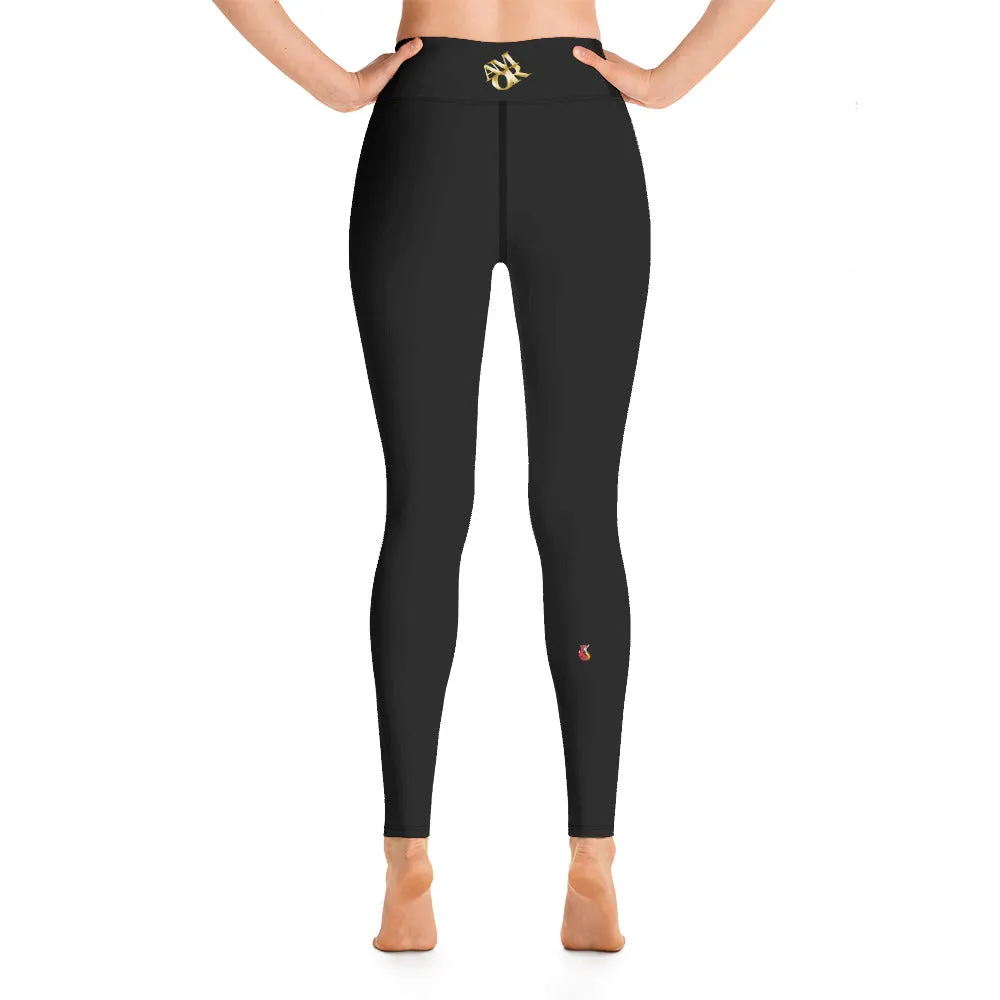 Snooty Fox Art Yoga Leggings - Amor