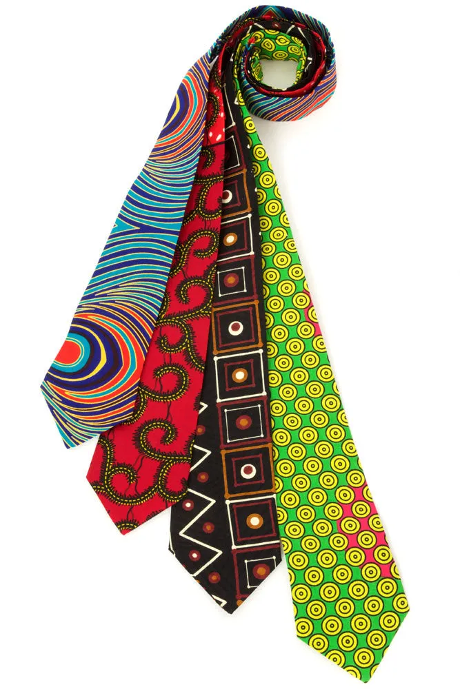 Tanzanian Ankara Neckties