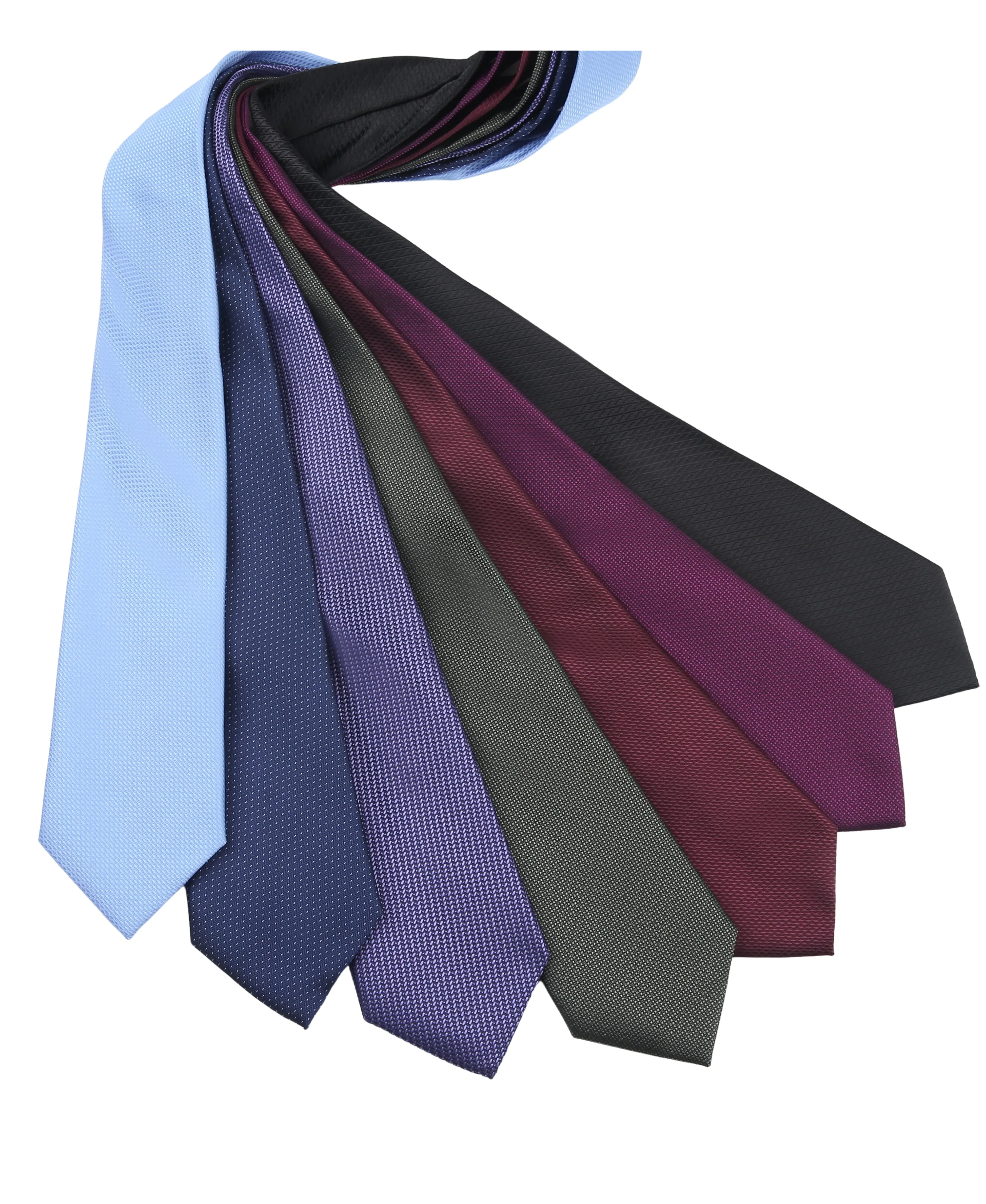 TB Men's Premium Necktie Geo PLUM