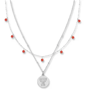 Texas Tech Double T "Petey" Set of 2 Necklaces