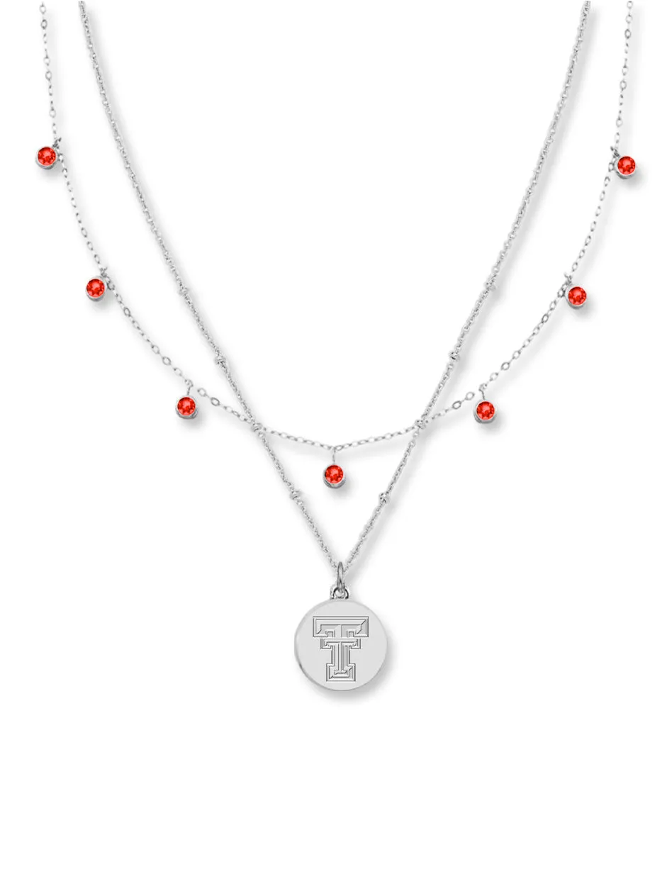 Texas Tech Double T "Petey" Set of 2 Necklaces