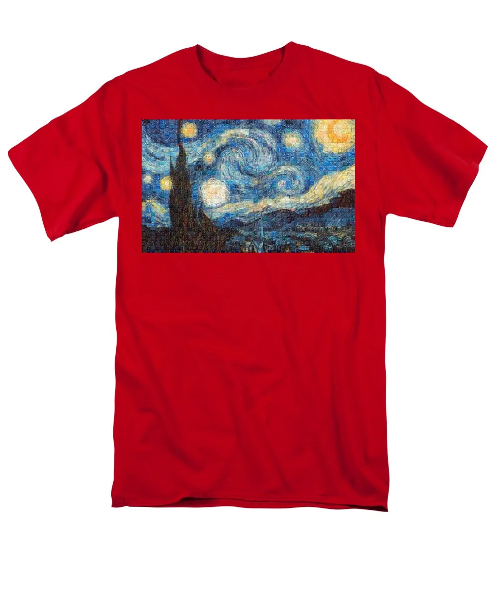 Tribute to Van Gogh - 3 - Men's T-Shirt  (Regular Fit)