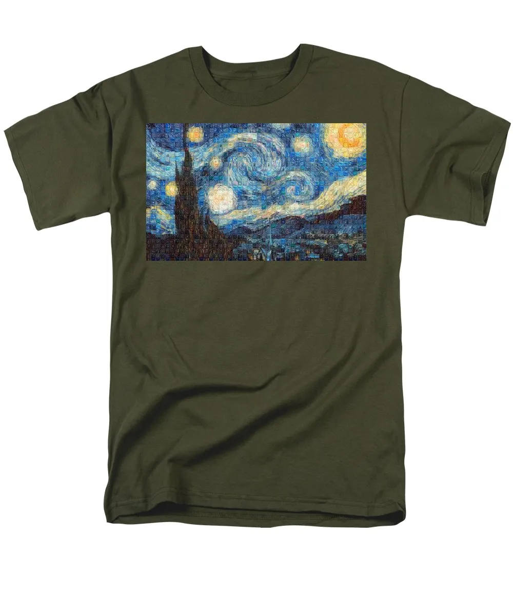 Tribute to Van Gogh - 3 - Men's T-Shirt  (Regular Fit)