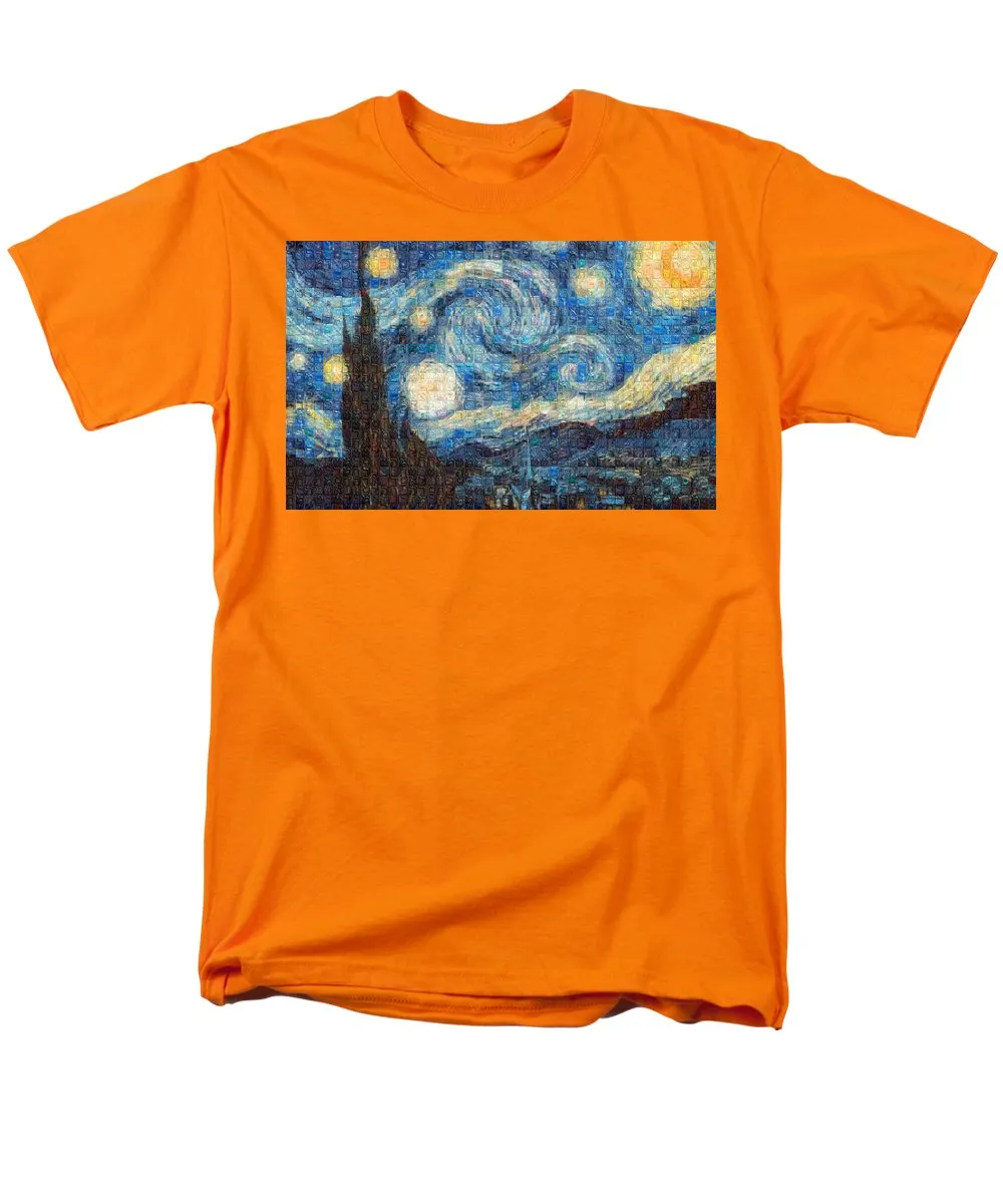 Tribute to Van Gogh - 3 - Men's T-Shirt  (Regular Fit)