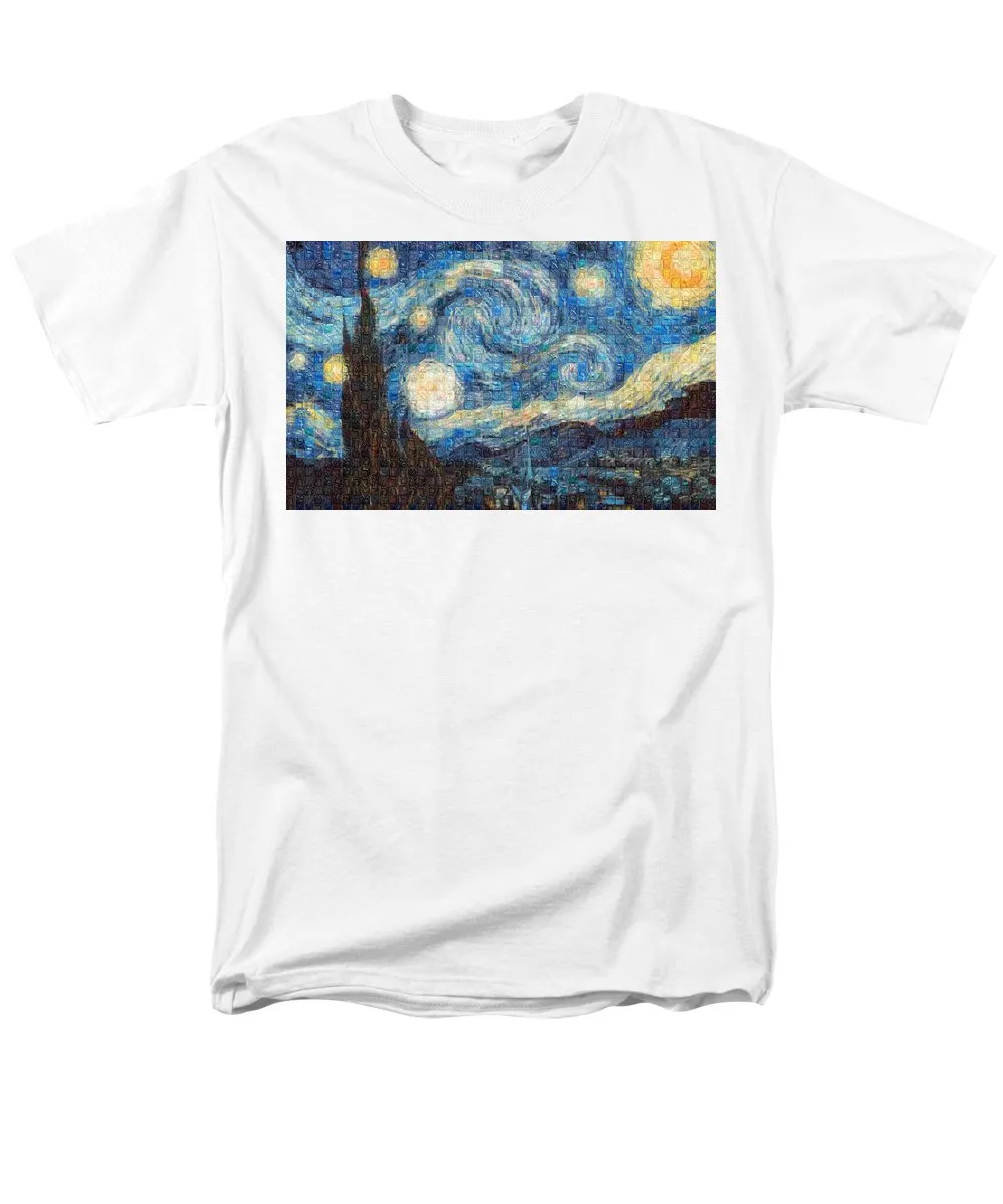 Tribute to Van Gogh - 3 - Men's T-Shirt  (Regular Fit)