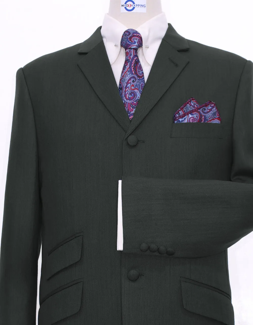 Tweed Suit - Herringbone 3 Piece Suit