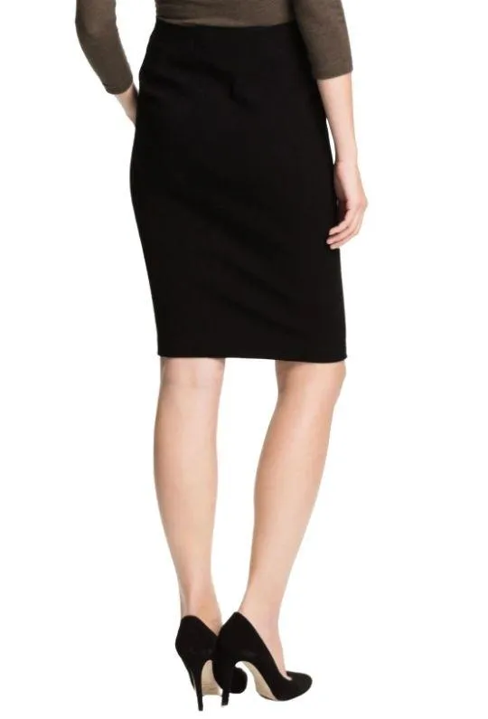 Vince Stretch Pull On Pencil Skirt - Black