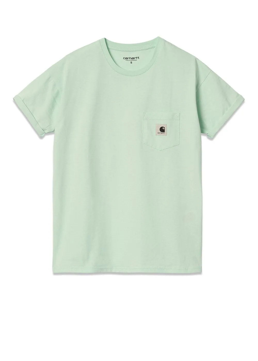 W' S/S Pocket T-Shirt - Pale Spearmint