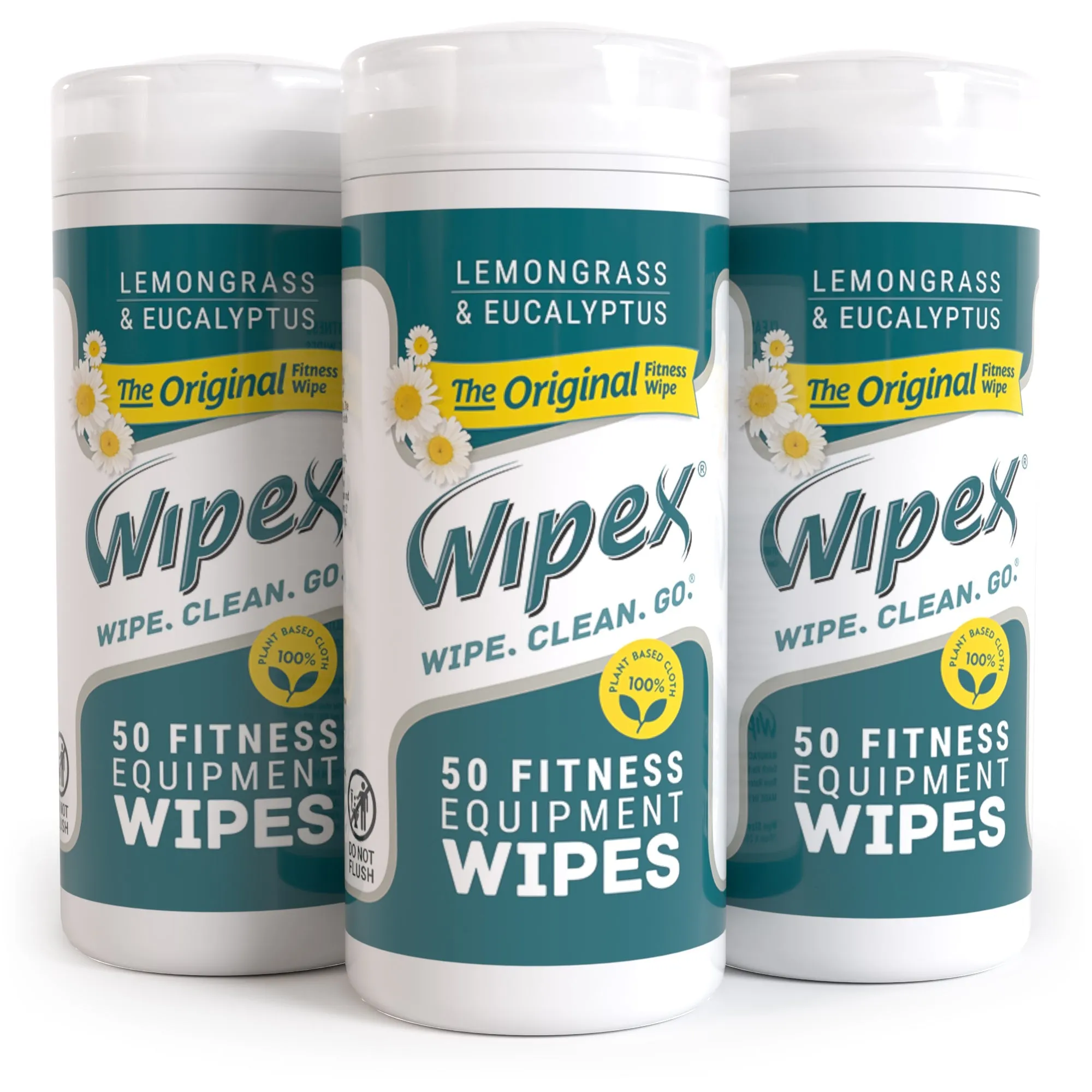 Wipex® Natural Yoga Mat Wipes | Soft, Plant-Based, Infused With Essential Oils