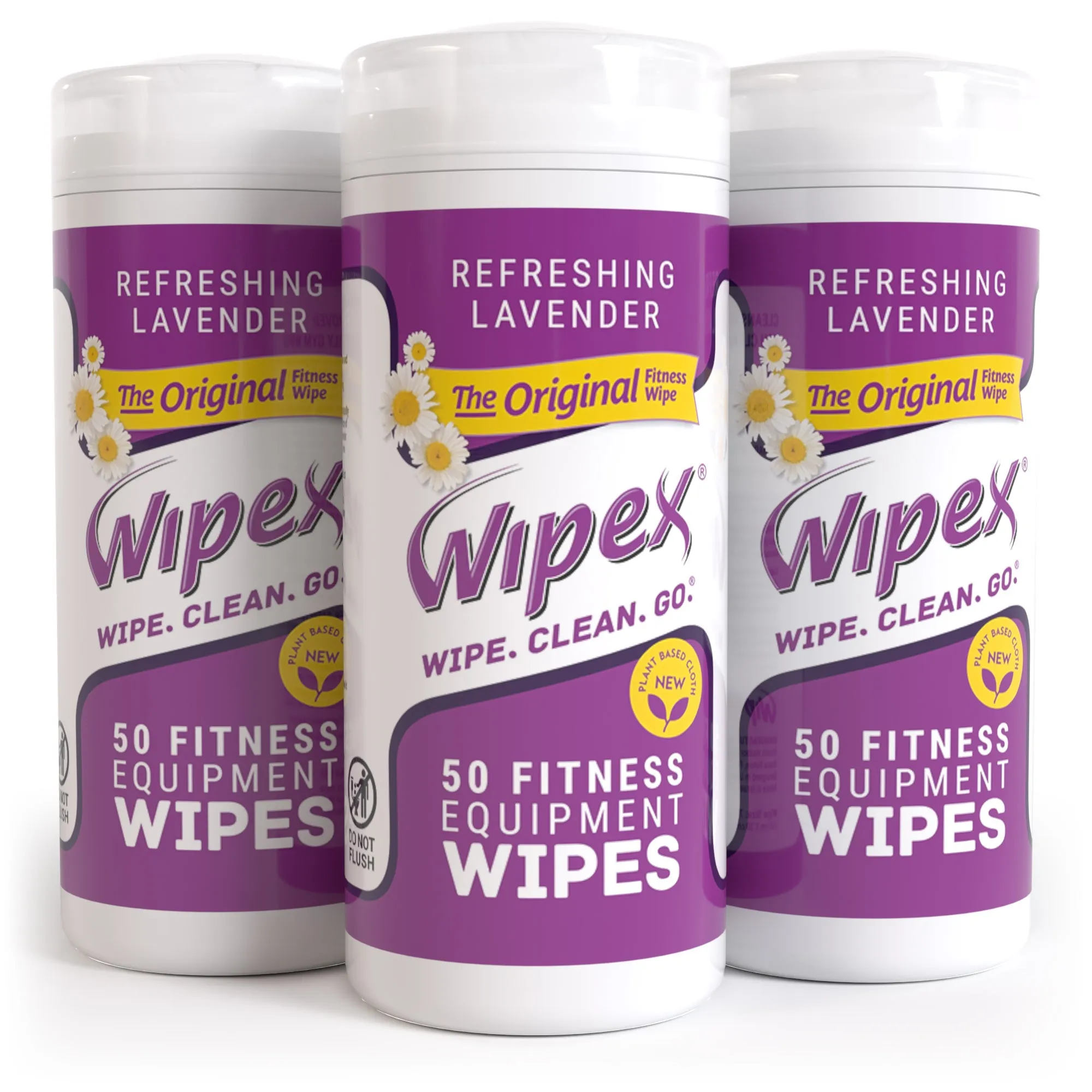 Wipex® Natural Yoga Mat Wipes | Soft, Plant-Based, Infused With Essential Oils