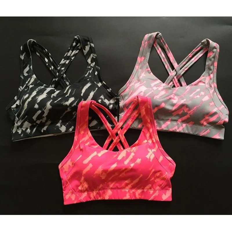 Women's Camo Shock Absorber Active Yoga Sports Bra