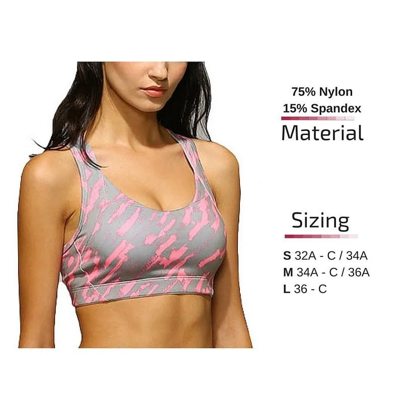 Women's Camo Shock Absorber Active Yoga Sports Bra