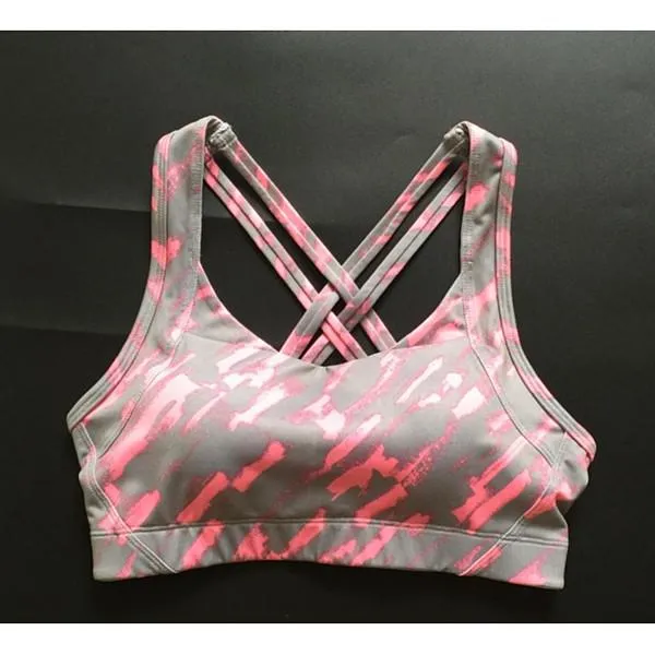 Women's Camo Shock Absorber Active Yoga Sports Bra