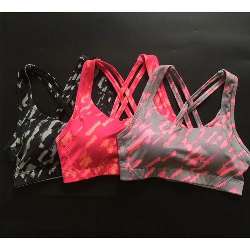 Women's Camo Shock Absorber Active Yoga Sports Bra