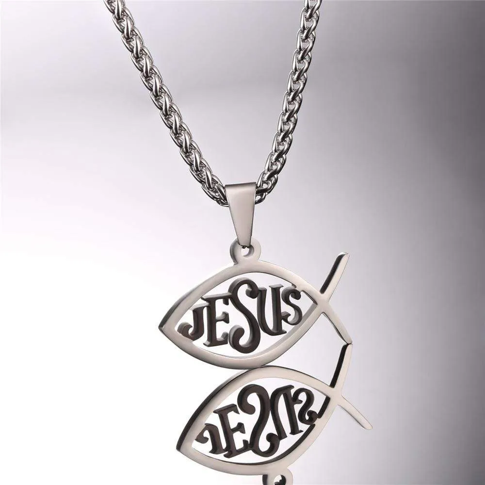 Women's Christian Necklace <br> Fish