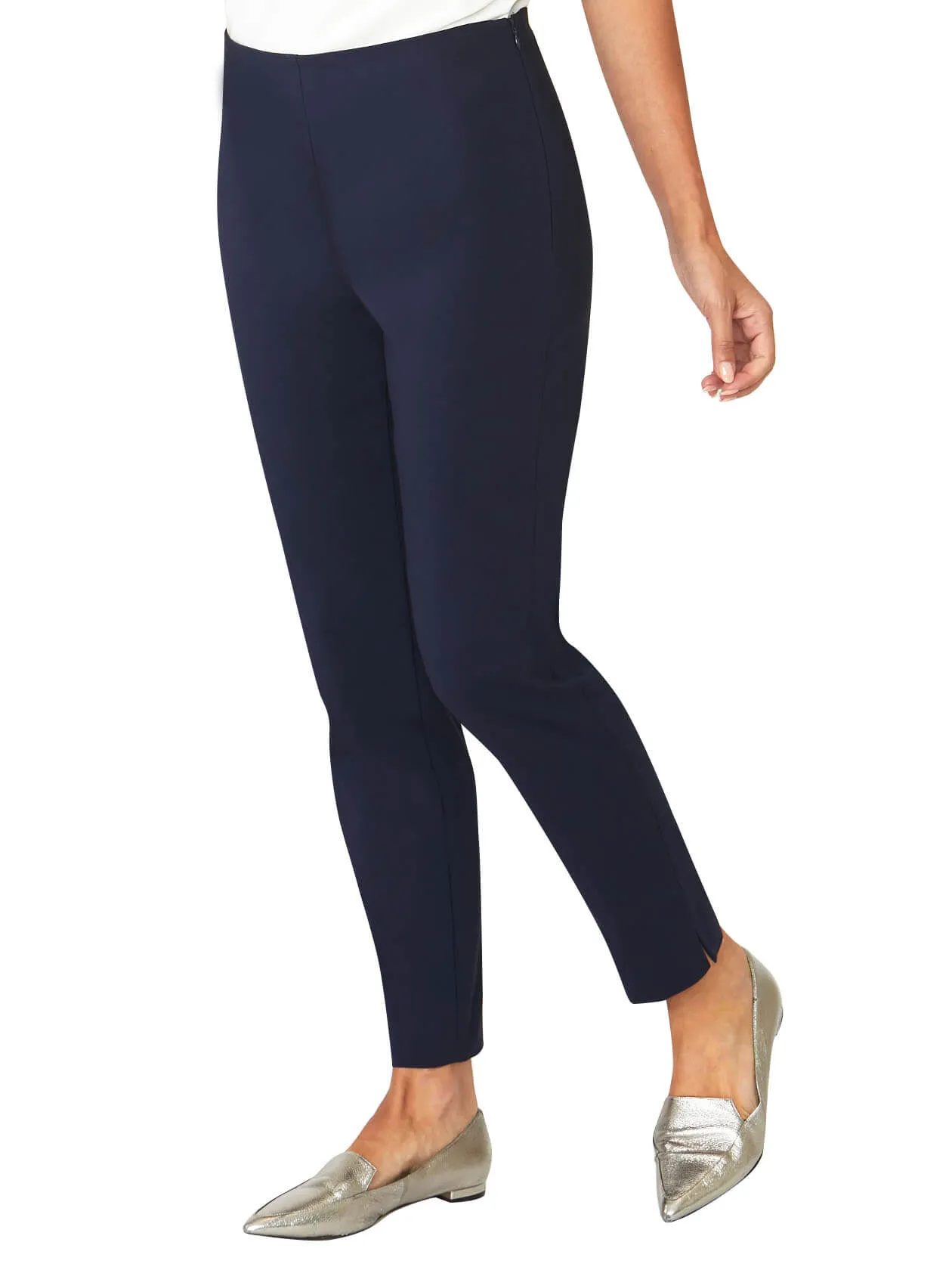 Zenya Navy Capri Pant